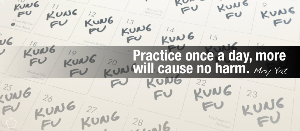 Practice once a day, more will cause no harm.